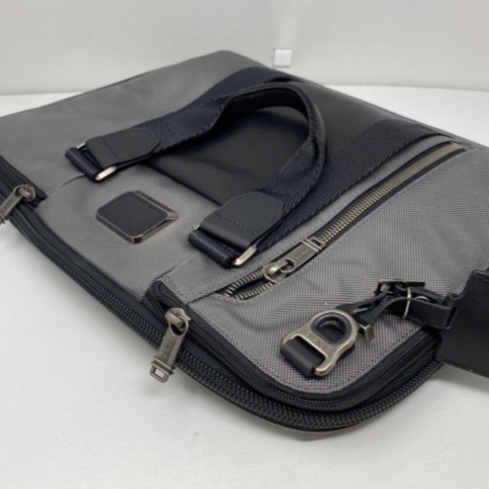 Tumi Men Bag Gray & Black